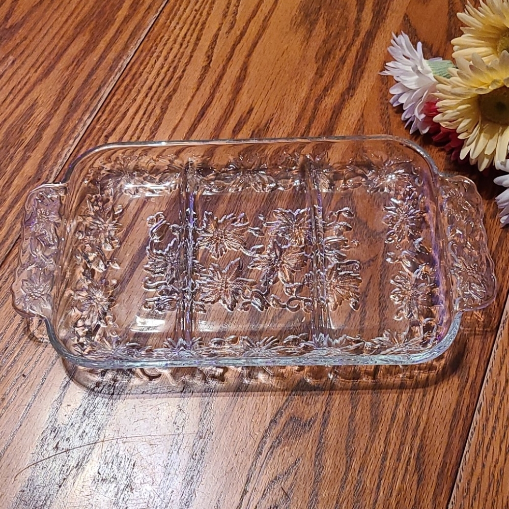Princess House Fantasia Divided Relish Tray